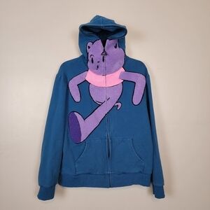 Gavin South gilf walking cat zip up hoodie 2021